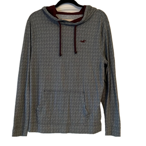 Hollister long sleeve unisex hooded top